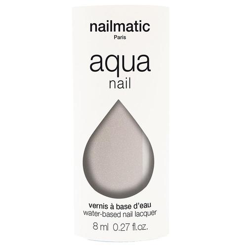 Nailmatic - Aqua Nail Hazel Vernis À Ongles Base D'eau (54%) Gris Froid Nacré 8 Ml 