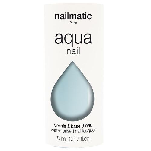Nailmatic - Aqua Nail Aoko Vernis À Ongles Base D'eau (54%) Bleu Ciel 8 Ml 