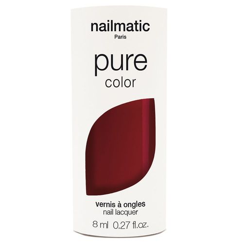 Nailmatic - Pure Color Kate Vernis À Ongles Biosourcé Jusqu'à 84% Rouge Bordeaux 8 Ml 
