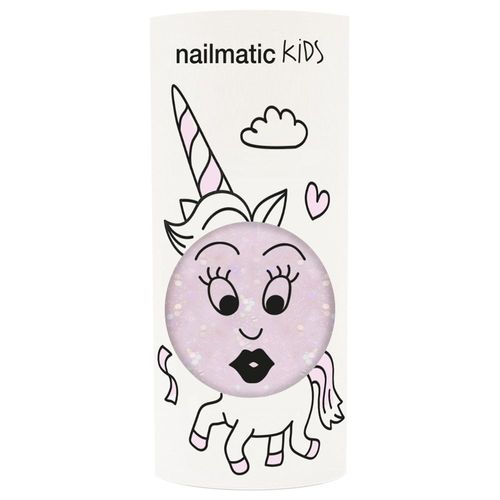 Nailmatic - Polly Vernis À L'eau Rose Pailleté Polly 8 Ml 