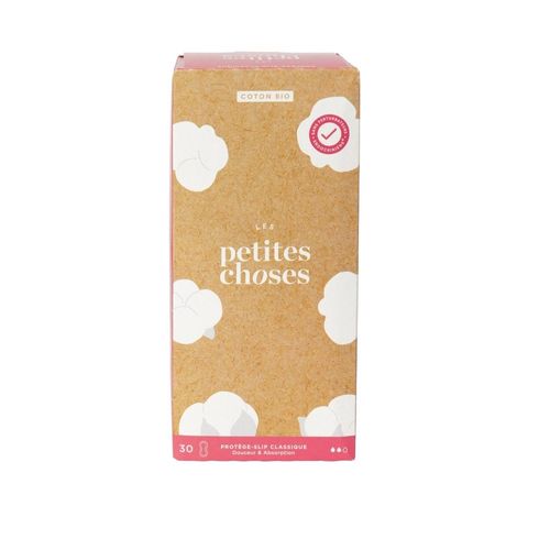Les Petites Choses - Protège Slip Classique - Coton Bio Boite De 30 30 Un 