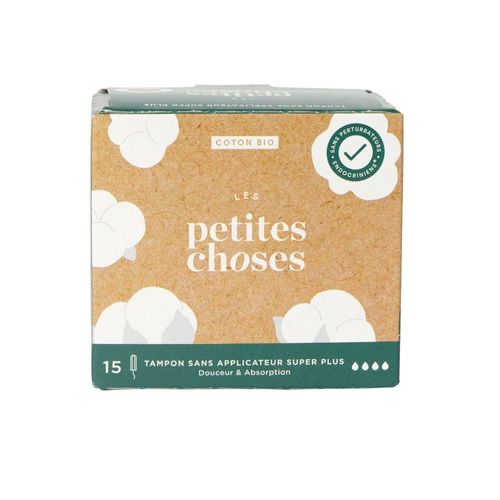 Les Petites Choses - Tampon Bio - Flux Super Plus Boite De 15 Sans Applicateur 15 Un 