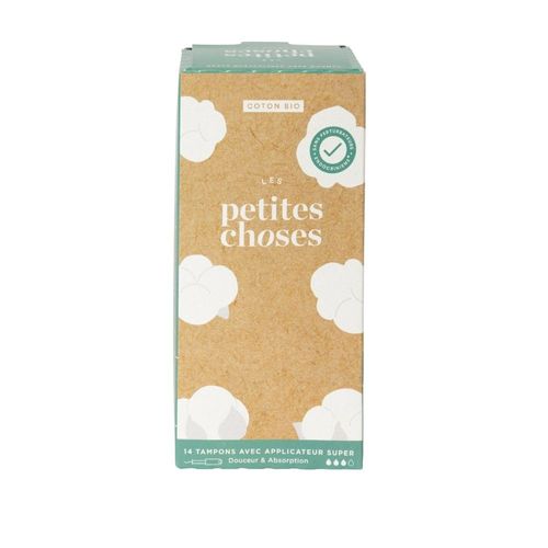 Les Petites Choses - Tampon Bio Avec Applicateur - Flux Super Boite De 14 Avec 14 Un 