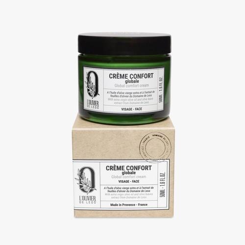 L'olivier De Leos - Crème Confort Globale Nourrissante Et Anti-Âge Pour Le Visage 50 Ml 