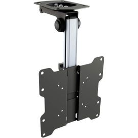 Support TV Plafond Universel D0122 13-33 Pouces (33-84 cm) Orientable Pliable Hauteur réglable Télé OLED LCD LED VESA