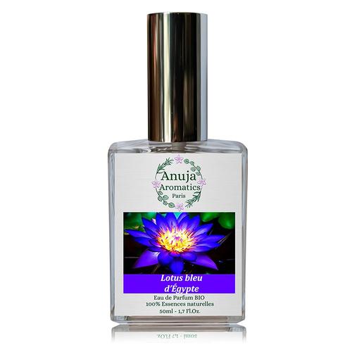 Anuja Aromatics - Lotus Bleu D'égypte Eau De Parfum Bio Aux Essences 100 % Naturelles 50 Ml 