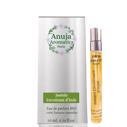 Anuja Aromatics - Jasmin Envoûtant D'inde Eau De Parfum Bio Aux Essences 100 % Naturelles 10 Ml 