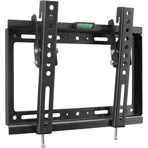 Support Mural TV Inclinable et Fixe pour Écrans 14-42 Pouces LED, LCD, Plasma et Courbés, Charge Maximale 25 kg, VESA 75 x 75 à 200 x 200 mm, Support Mural TV 32 Pouces - MT3202