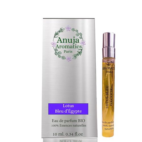 Anuja Aromatics - Lotus Bleu D'égypte Eau De Parfum Bio Aux Essences 100 % Naturelles 10 Ml 