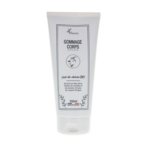 Lh Beauty - Gommage Corps Au Lait De Chevre Bio Et Coque D'argan 200 Ml 