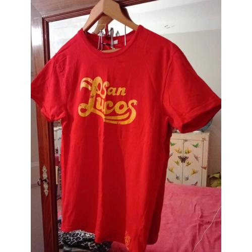 Tee-Shirt Rouge Imprimé Jaune M H&m.