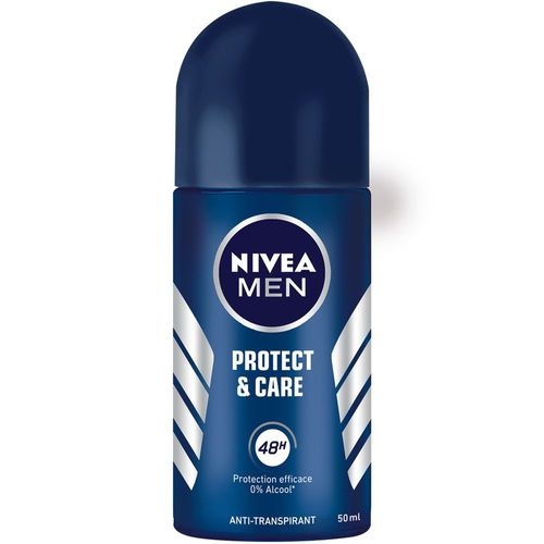 Nivea - Protect&care - Déodorant Bille Anti-Transpirant 48h Homme 50 Ml 