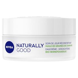 Nivea - Naturally Good - Crème De Jour Chanvre Bio Soin Visage Hydratant 50 Ml 