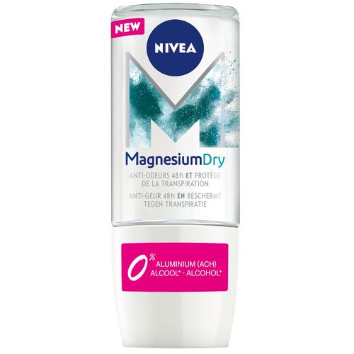 Nivea - Magnesium Fresh - Bille Anti-Odeurs 0% Alcool Et Aluminium Déodorant Femme 50 Ml 