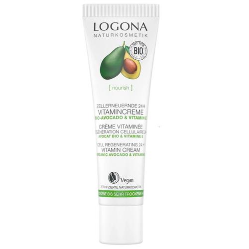 Logona - Crème Vitam. Régénérat. Cellul Avocat, 30 Ml Crèmes Visage 