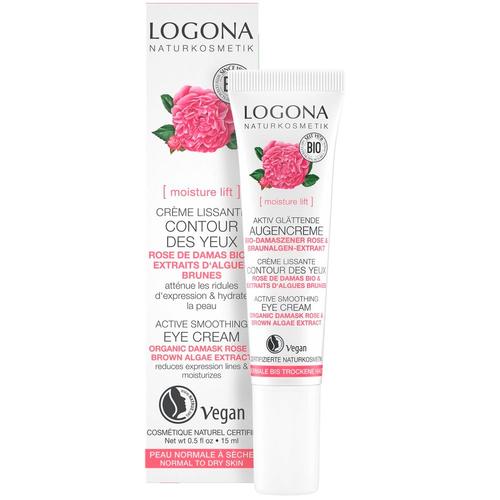 Logona - Crème Contour Yeux Rose De Damas Bio, 15ml Soins Des 