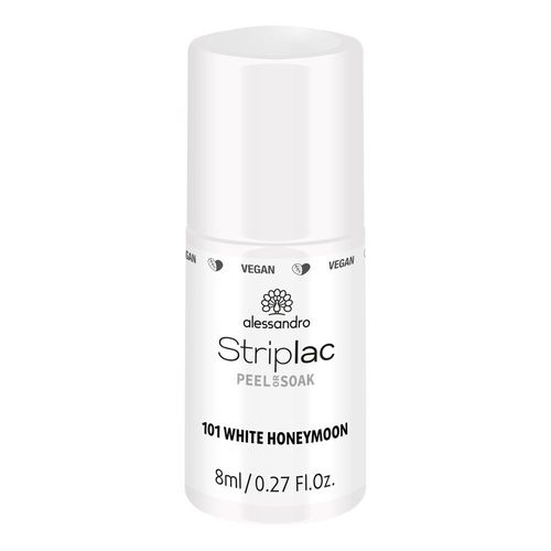 Alessandro - Striplac Peel Or Soak Honeymoon 8 Ml Vernis Semi-Permanent Led Longue Tenuestriplac Striplac Peel Or Soak Honeymoon 8 Ml 