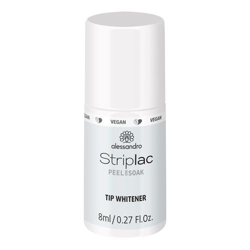 Alessandro - Striplac Peel Or Soak French Blanche 8 Ml Vernis Semi-Permanent Led Longue Tenuestriplac Striplac Peel Or Soak French Blanche 8 Ml 