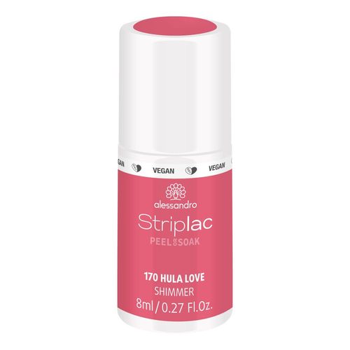 Alessandro - Striplac Peel Or Soak Hula Love 8 Ml Vernis Semi-Permanent Led Longue Tenue Or Striplac Peel Or Soak Hula Love 8 Ml 