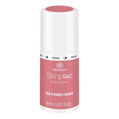 Alessandro - Striplac Peel Or Soak Flower Crown 8 Ml Vernis Semi-Permanent Led Longue Tenue Or Striplac Peel Or Soak Flower Crown 8 Ml 