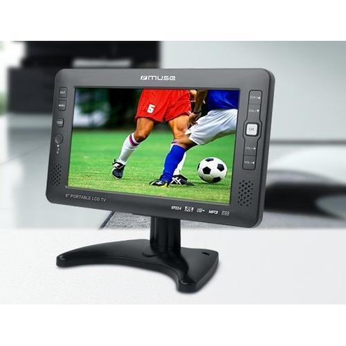 MUSE M-235 TV LCD PORTABLE 9" (22.9 cm) - TNT HD TV (PAL/NTSC) - Lecture JPEG, MP3 et MPEG4 Port USB