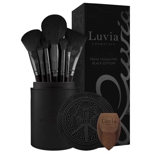 Luvia Cosmetics - Prime Vegan Pro - Black Set De Pinceaux Visage Et Yeaux 1 Unité 