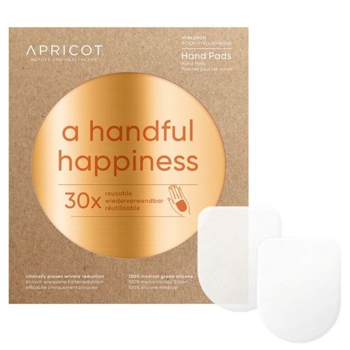 Apricot - Acide Hyaluronique Patches Pur Les Mains A Handful Happiness" Masque Anti-Âge 30x Réutilisable, Vegan 2 Un" 