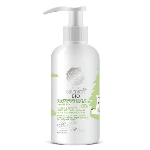 Natura Sibérica - Gel Douche - Shampoing Sans Pleurs Corps Et Cheveux Certifié Bio Douche 250 Ml 