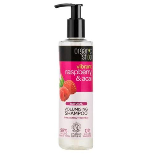 Organic Shop - Shampoing Volumateur Framboise Et Acai Shampoings 280 Ml 
