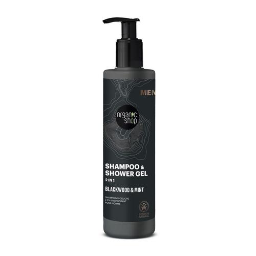 Organic Shop - Shampoing Douche 2-En-1 Pour Homme Certifié Naturel 280 Ml 