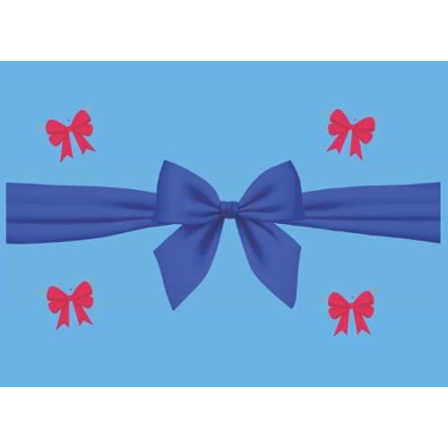 Ribbon Notebook: Lovely Ribbon Blue Color Comfortable Book