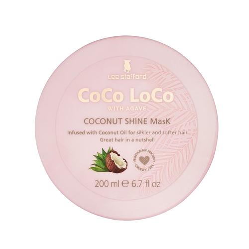 Lee Stafford - Masque De Brillance Coco Loco&agave Soins Capillaires 200 Ml 