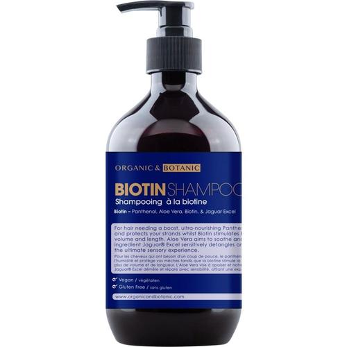 Organic&botanic - Biotin Shampoo Shampooing 500 Ml 