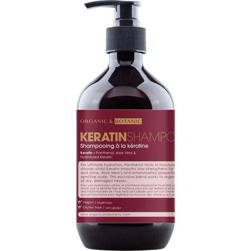 Organic&botanic - Keratin Shampoo Shampooing 500 Ml 