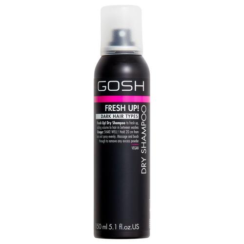 Gosh Copenhagen - Fresh Up! Dry Shampoo For Dark Hair Shampooing Sec Pour Cheveux Gras, Ternes, Cheveux Foncés 150 Ml 