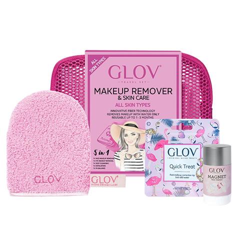 Glov - Travel Set Pink (With On The Go) Kit Démaquillant All Skin Types 1 Unité 