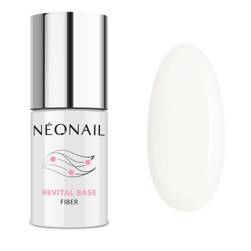 Neonail - Revital Base Fiber Milky Cloud Vernis Semi-Permanent Led Longue Tenue Revital Base Fiber Milky Cloud 7 Ml 