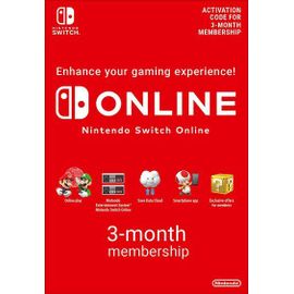 Nintendo Switch Online Membership 3 Months Eshop