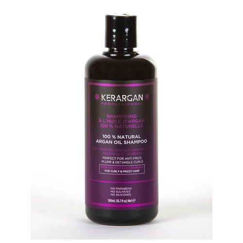 Kerargan - Shampoing À L'huile D'argan Pour Nourrir En Profondeur Les Boucles - Pour Cheveux Shampooing 500 Ml 