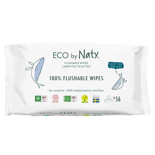 Eco By Naty - Lingettes Bébé Jetables Toilettes 1 Unité 