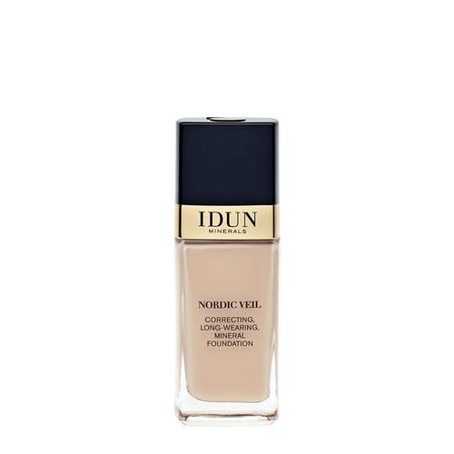 Idun Minerals - Fond De Teint Nordic Veil Minéral Liquide Longue Tenue 307 Disa Neutral Light-Medium, 26 Ml 26 Ml 