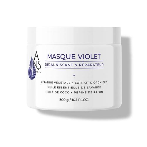 Ans Brasil - Masque Violet Déjaunissant Et Réparateur 300 G 