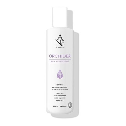 Ans Brasil - Bain Orchidea Nourrissant À La Kératine Pour Cheveux Normaux Secs 250 Ml 