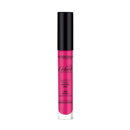 Deborah Milano - Laque À Lèvres Fluid Velvet Mat Rouge A Levres 20 Fuchsia 29 Ml 