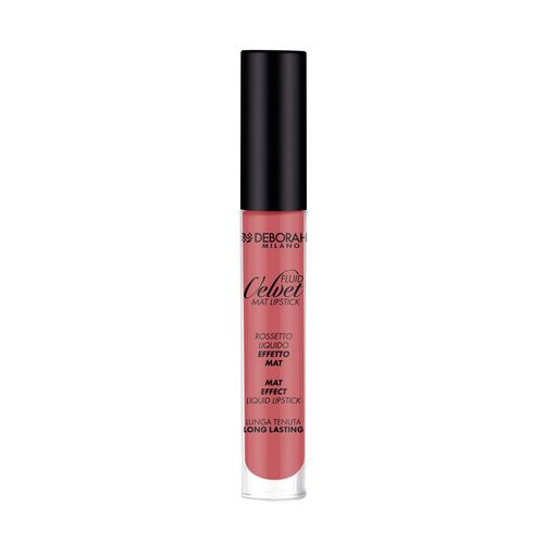 Deborah Milano - Laque À Lèvres Fluid Velvet Mat Rouge A Levres 19 Mauve 29 Ml 