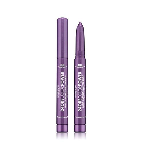 Deborah Milano - Ombre À Paupière 24ore Color Power Oap 08 Deep Purple 24 Ml 