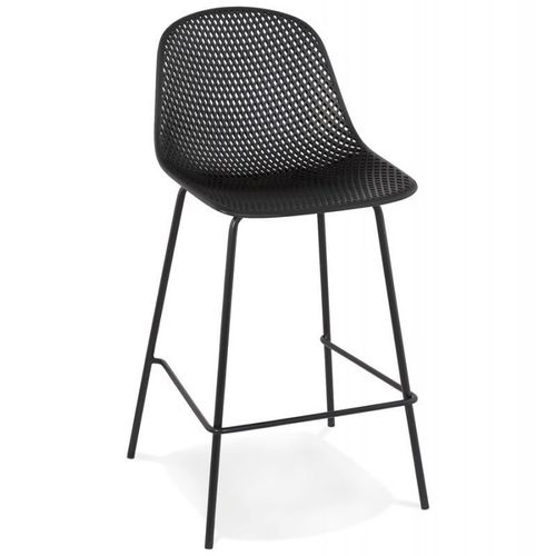 Paris Prix - Tabouret De Bar Design "Braddock" 96cm Noir