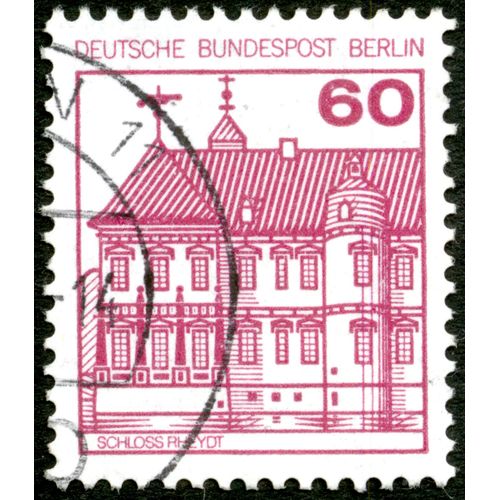 Timbre Oblitéré Deutsche Bundespost, Schloss Rheydt, 60