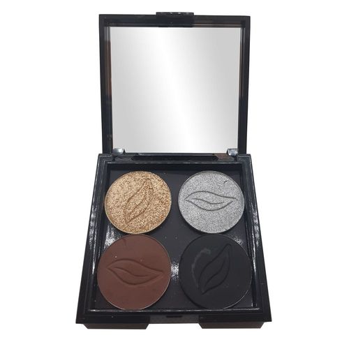 Purobio - Mini Palette Magnétique - Vide Palette Aimantée Rechargeable 4 Fardsà Paupières Petite Palette De Maquillage À Personnaliser60 G 