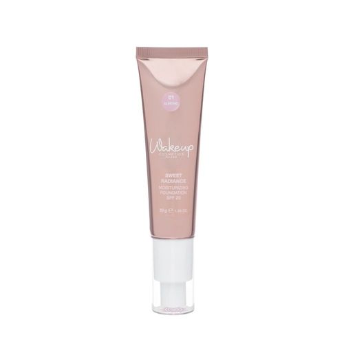 Wakeup Cosmetics Milano - Sweet Radiance Foundation Fond De Teint Liquide Hydratant Spf 20 01 Almond 30 Ml 